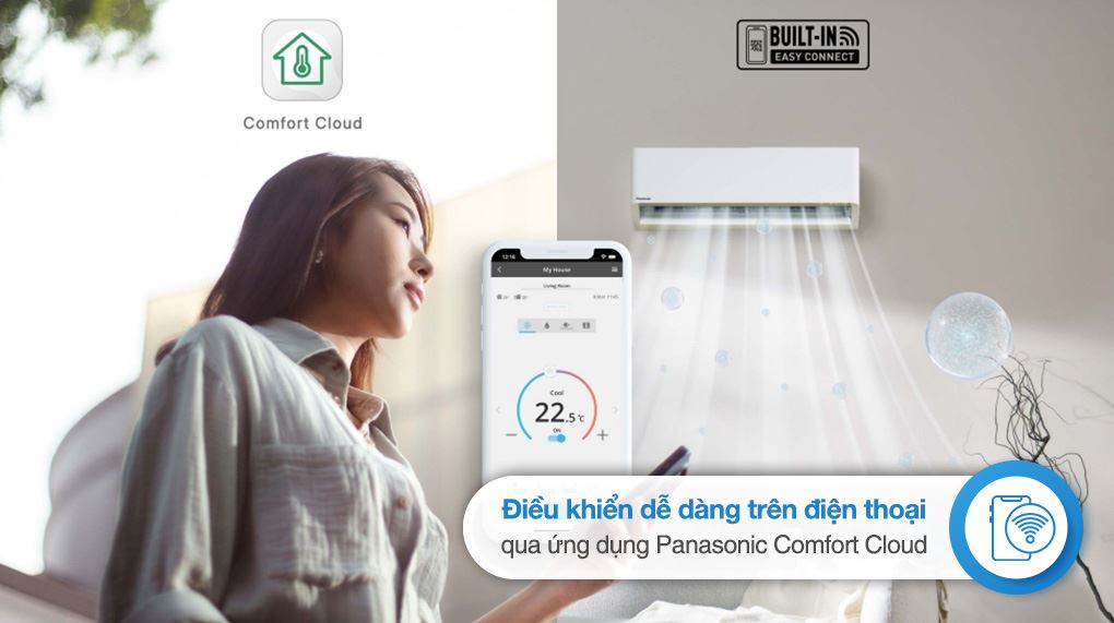 Điều hòa 2 chiều Panasonic Inverter 9.000BTU XZ9BKH-8