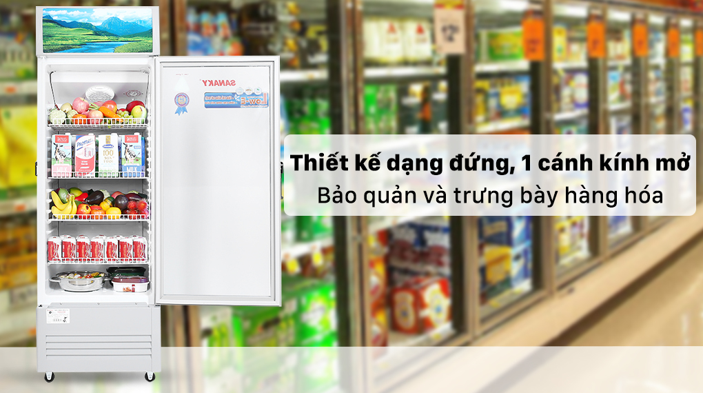 Tủ mát Sanaky 240 lít VH308KL