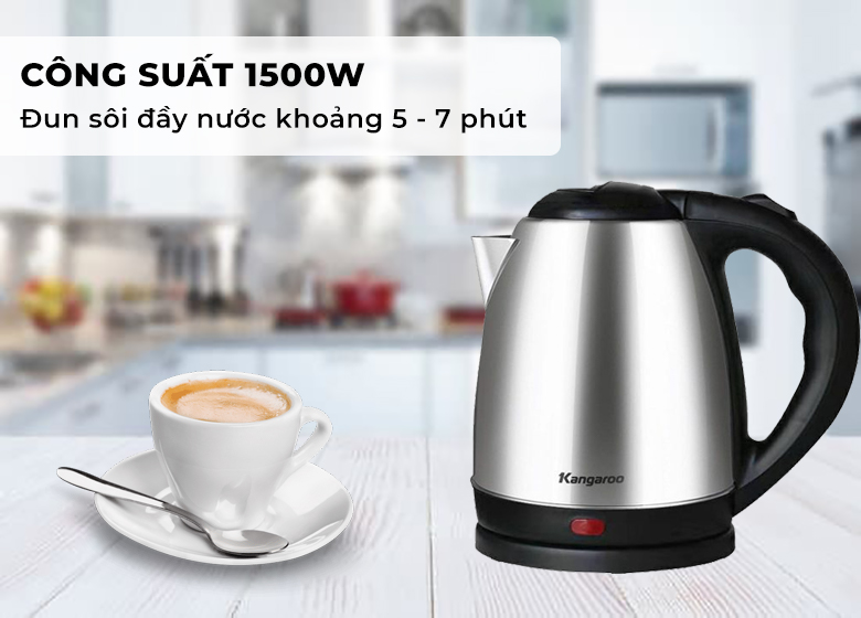 Bình đun siêu tốc Kangaroo KGWK15I2