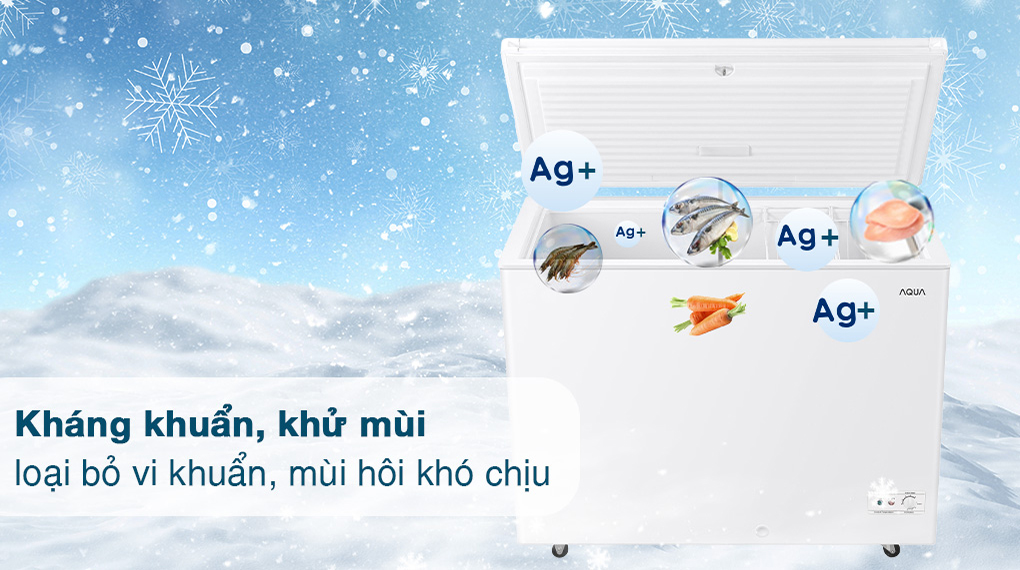 Tủ đông Aqua Inverter 301 lít AQF-C4001E