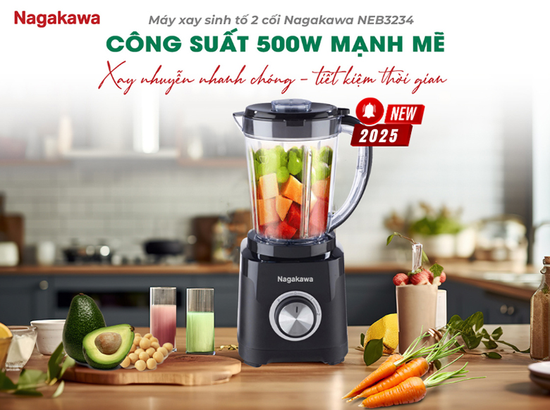 Máy xay sinh tố Nagakawa NEB3234