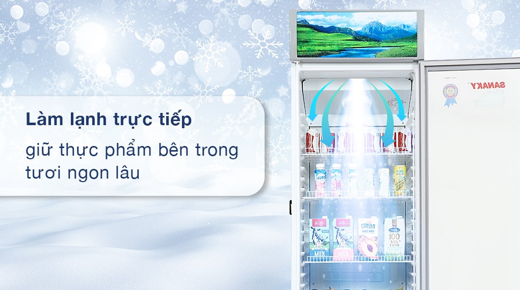 Tủ mát Sanaky Inverter 340 lít TM.VH408K3L