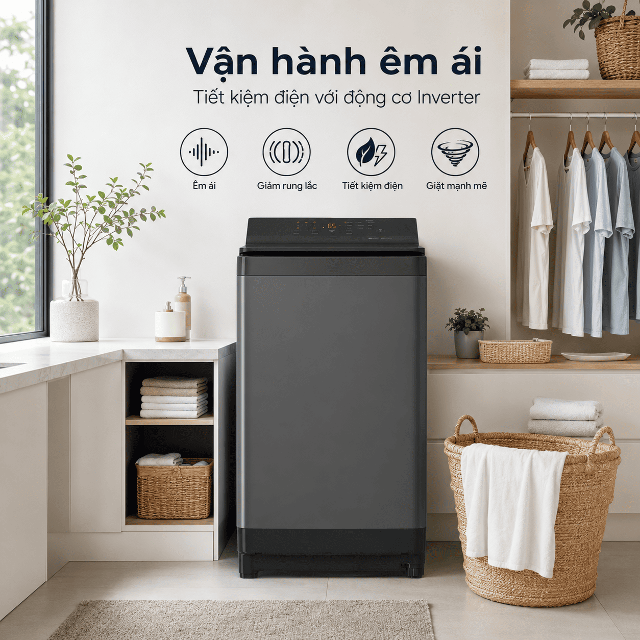 Máy giặt Panasonic Inverter 10 kg NA-FJ100X1DV