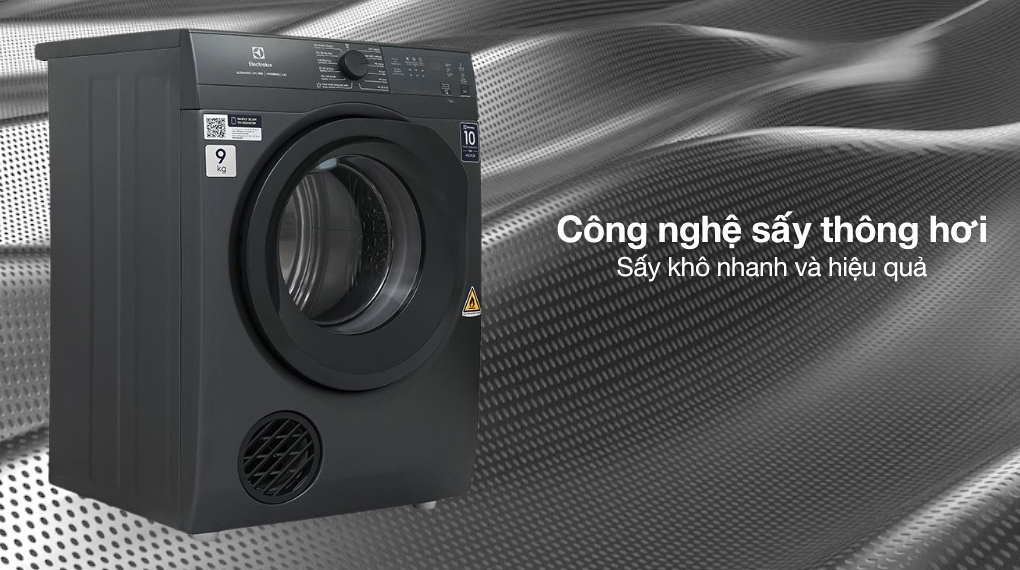 Máy sấy quần áo thông hơi Electrolux UltimateCare 9 kg EDS904N3SC