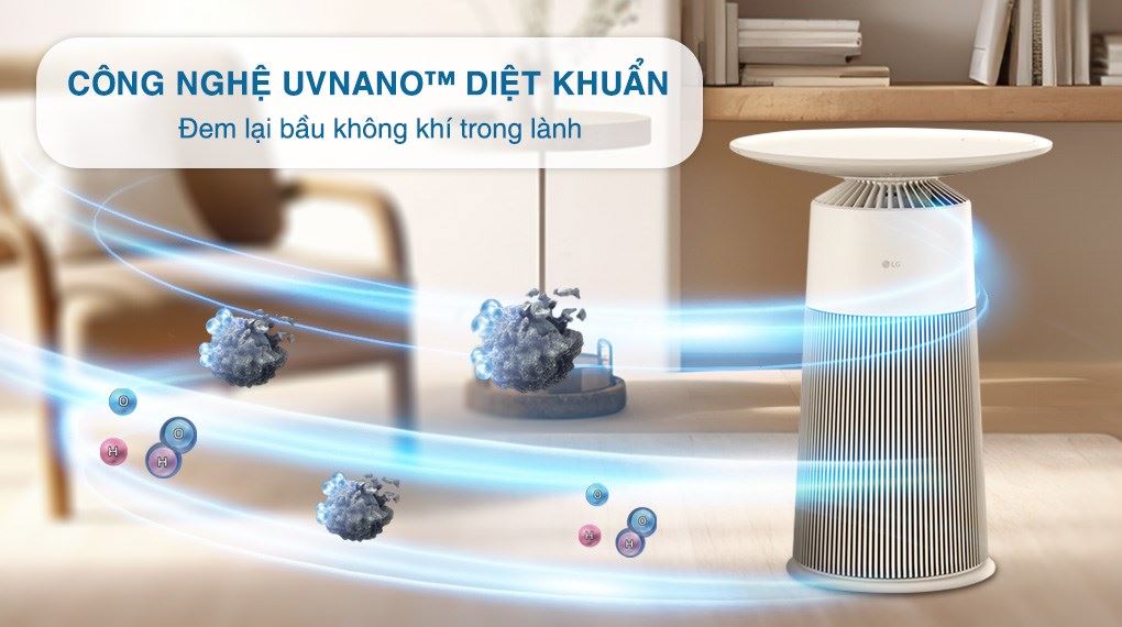 Máy lọc không khí LG PuriCare Aero Furniture 28W AS20GPBK0.ABAE