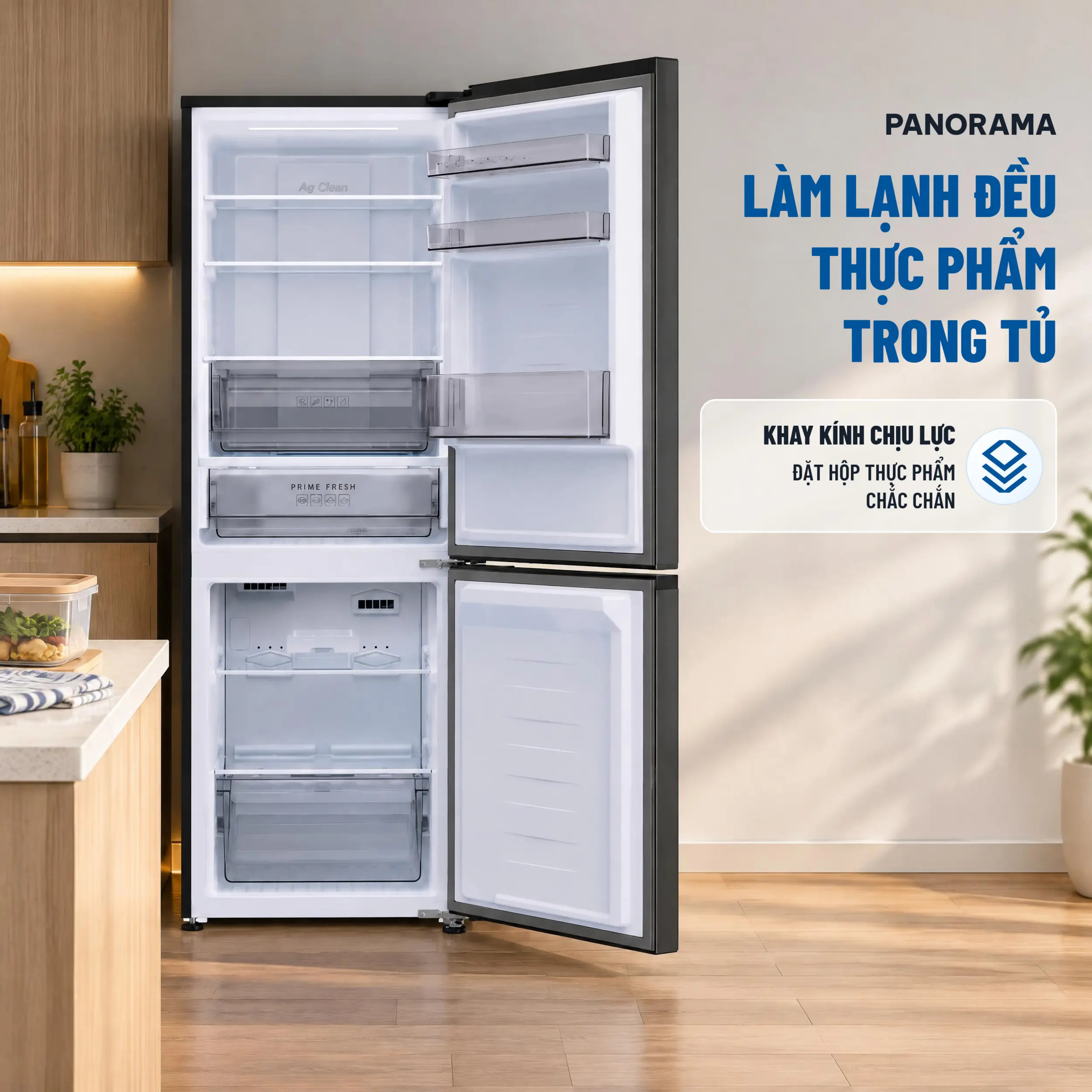 Tủ lạnh Panasonic Inverter 344 lít NR-BV372BWKV