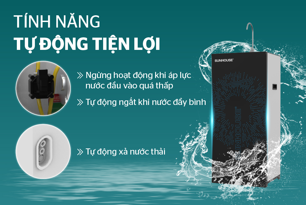 Máy lọc nước RO Sunhouse SHA5120K