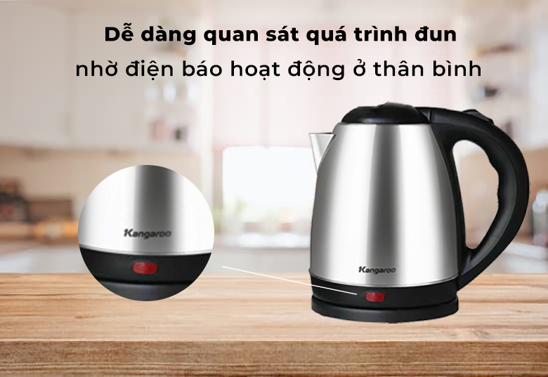Bình đun siêu tốc Kangaroo KGWK15I2