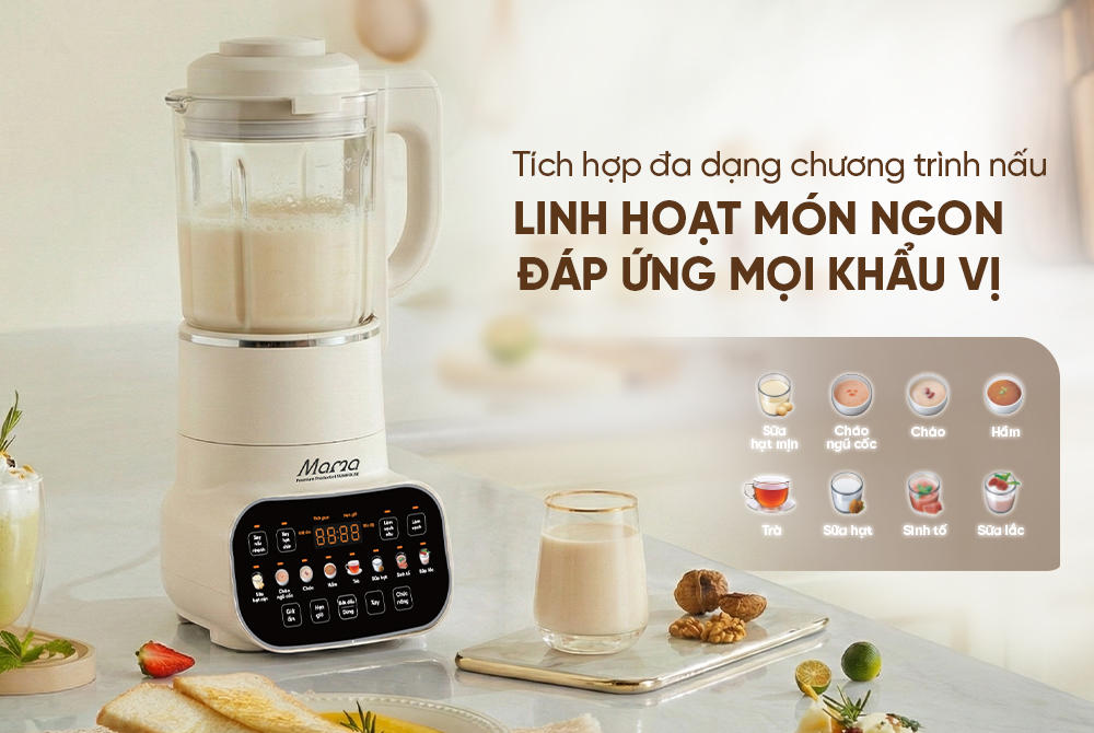 Máy làm sữa hạt đa năng SUNHOUSE MAMA SHD5268