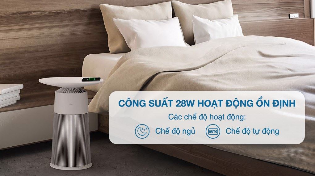 Máy lọc không khí LG PuriCare Aero Furniture 28W AS20GPBK0.ABAE