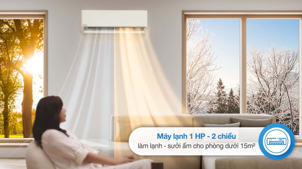 Điều hòa 2 chiều Panasonic Inverter 9.000BTU XZ9BKH-8