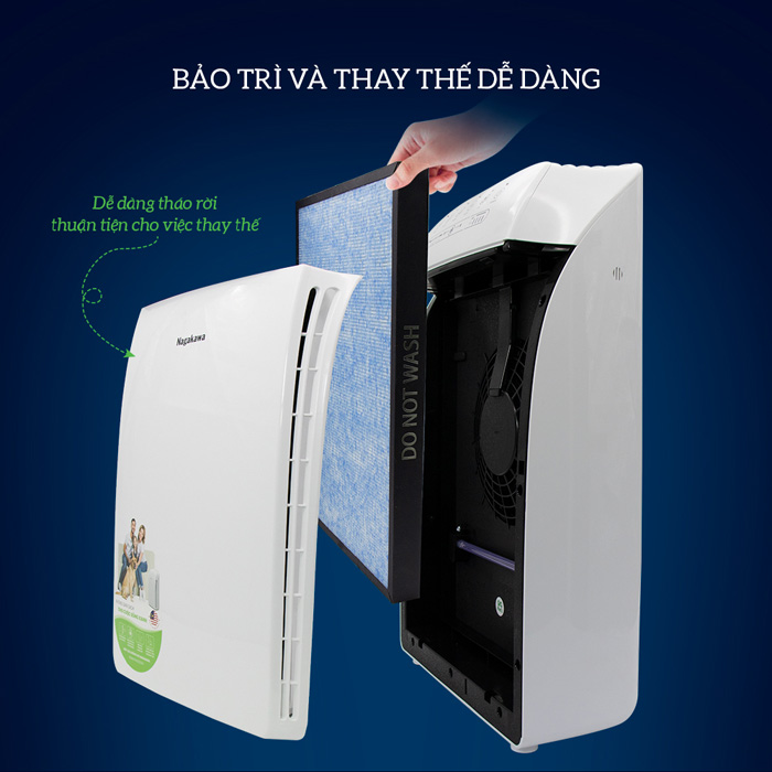 Máy lọc không khí 5 trong 1 Nagakawa NAG3501M