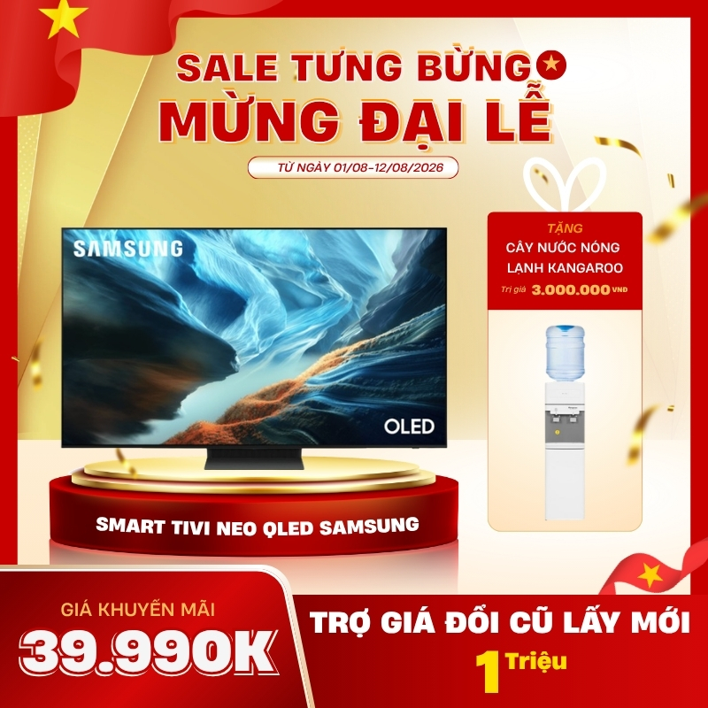 Smart Tivi OLED Samsung AI 4K 55 inch QA55S90HAKXXV