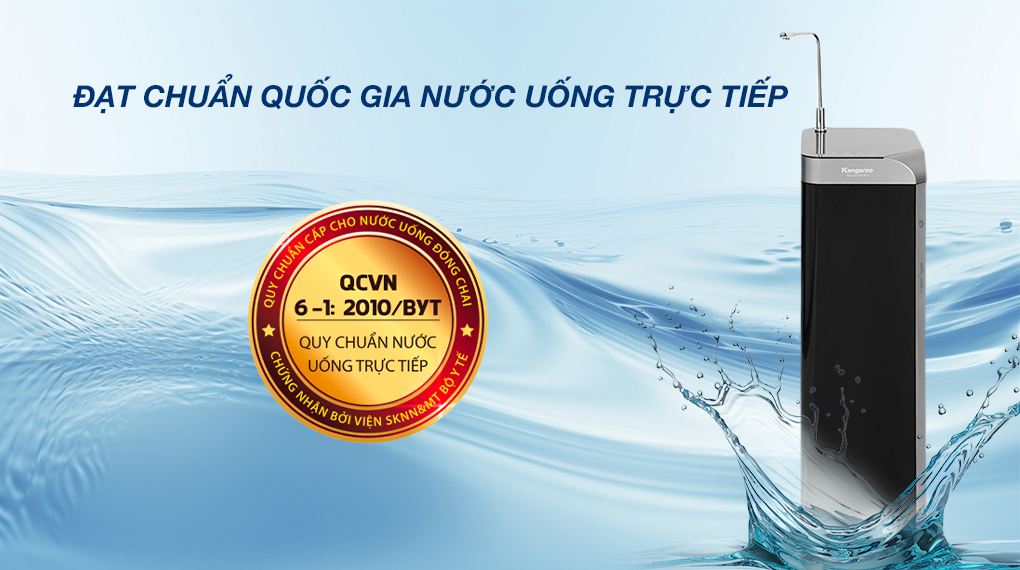 Máy lọc nước RO Hydrogen nguội lạnh Kangaroo Waterfall KG100EW 7 lõi