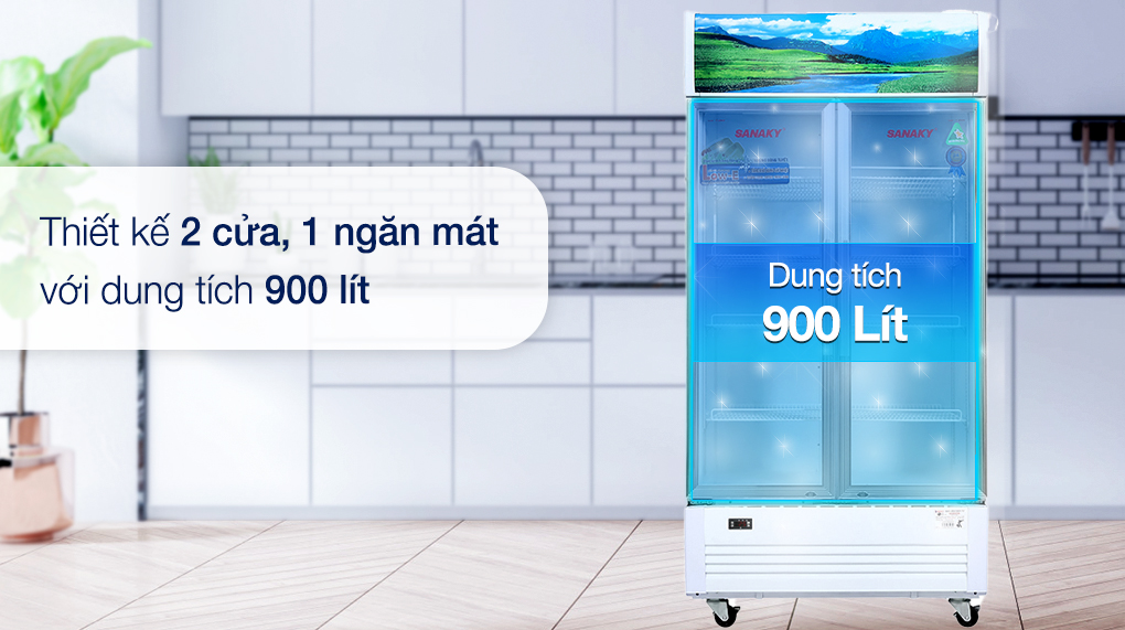 Tủ Mát Sanaky 900 lít Inverter VH1009HP3