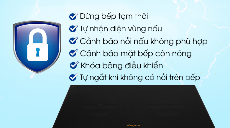 BẾP TỪ ĐÔI THÁI LAN KANGAROO KG858I