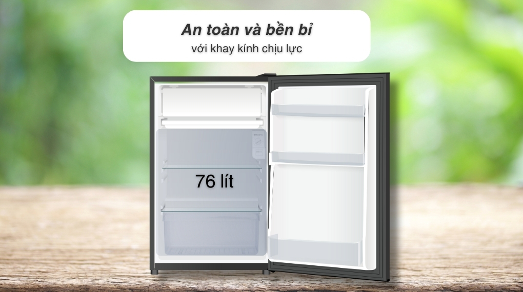 Tủ lạnh Aqua 90 lít AQR-D100FA(BS)