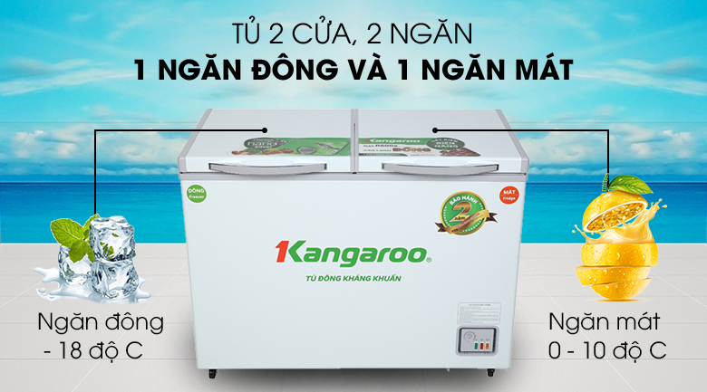 Tủ đông Kangaroo 192 lít KG266NC2