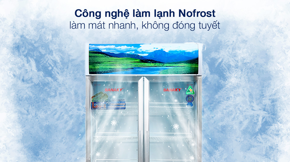 Tủ Mát Sanaky 900 lít Inverter VH1009HP3