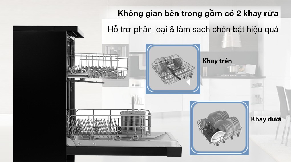Máy bát chén độc lập Hòa Phát HDF1206EBB.TM