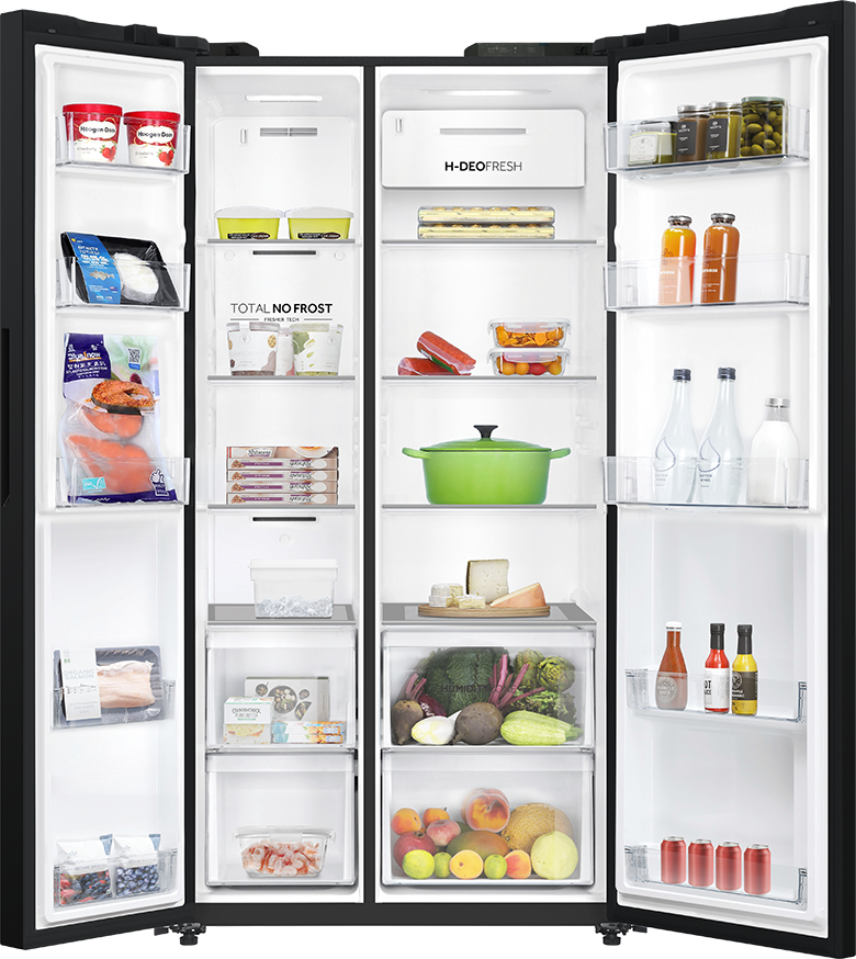 Tủ lạnh Side By Side Aqua Inverter 646 lít AQR-S682XA(FS)