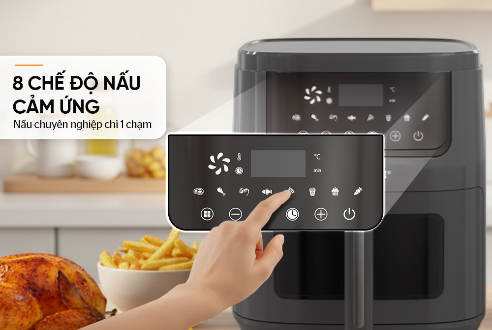 Nồi chiên không dầu 6.5L Sunhouse SHD4080