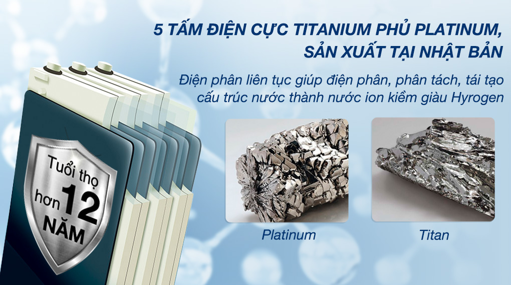 Máy lọc nước điện giải ion kiềm Panasonic TK-AS700-WVN