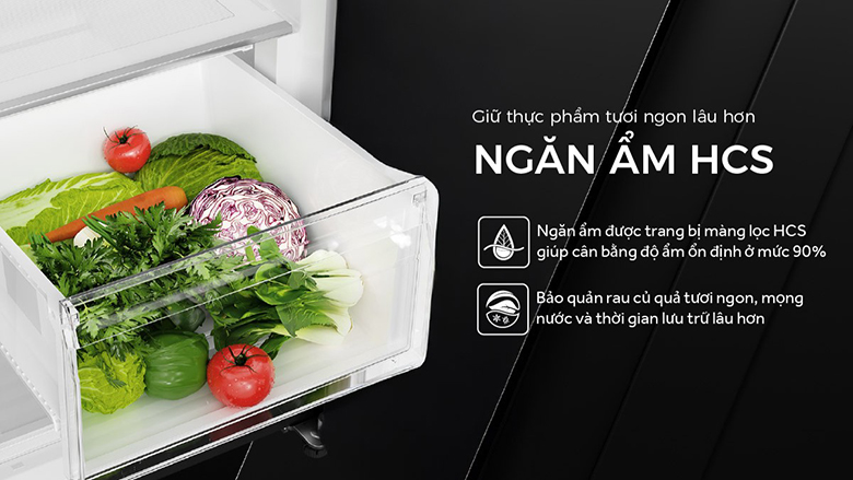 Tủ lạnh Side By Side Aqua Inverter 646 lít AQR-S682XA(FS)