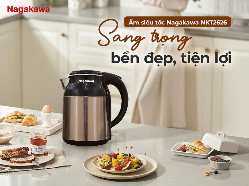 Ấm siêu tốc Nagakawa NKT2626