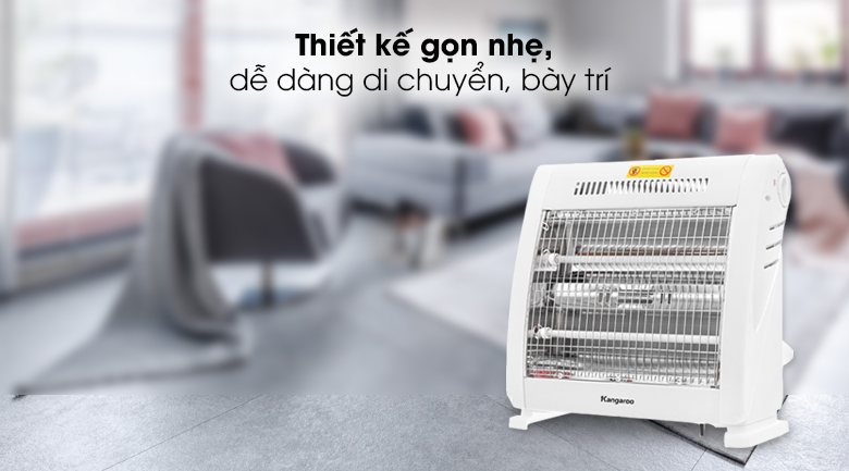 Đèn sưởi halogen Kangaroo KG1016C