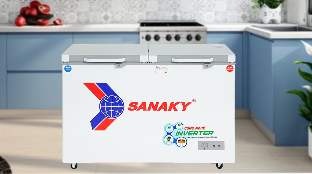 Tủ đông Sanaky 2 ngăn inverter VH3699W4K