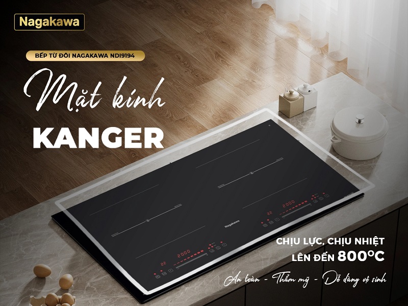 Bếp điện từ đôi Inverter Nagakawa NDI9194