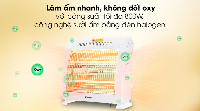 Đèn sưởi halogen Kangaroo KG1016C