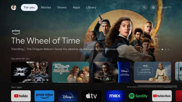 Google Tivi QD-Mini LED TCL AI 4K 65 inch 65C6K