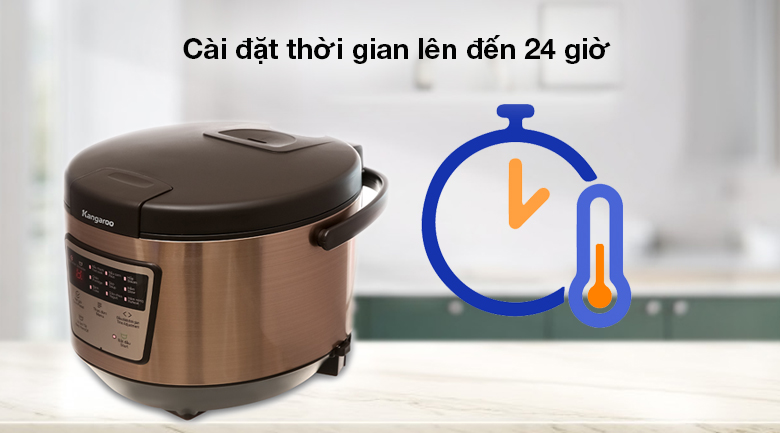 Nồi cơm điện tử Kangaroo 1.8 lít KG18DR7