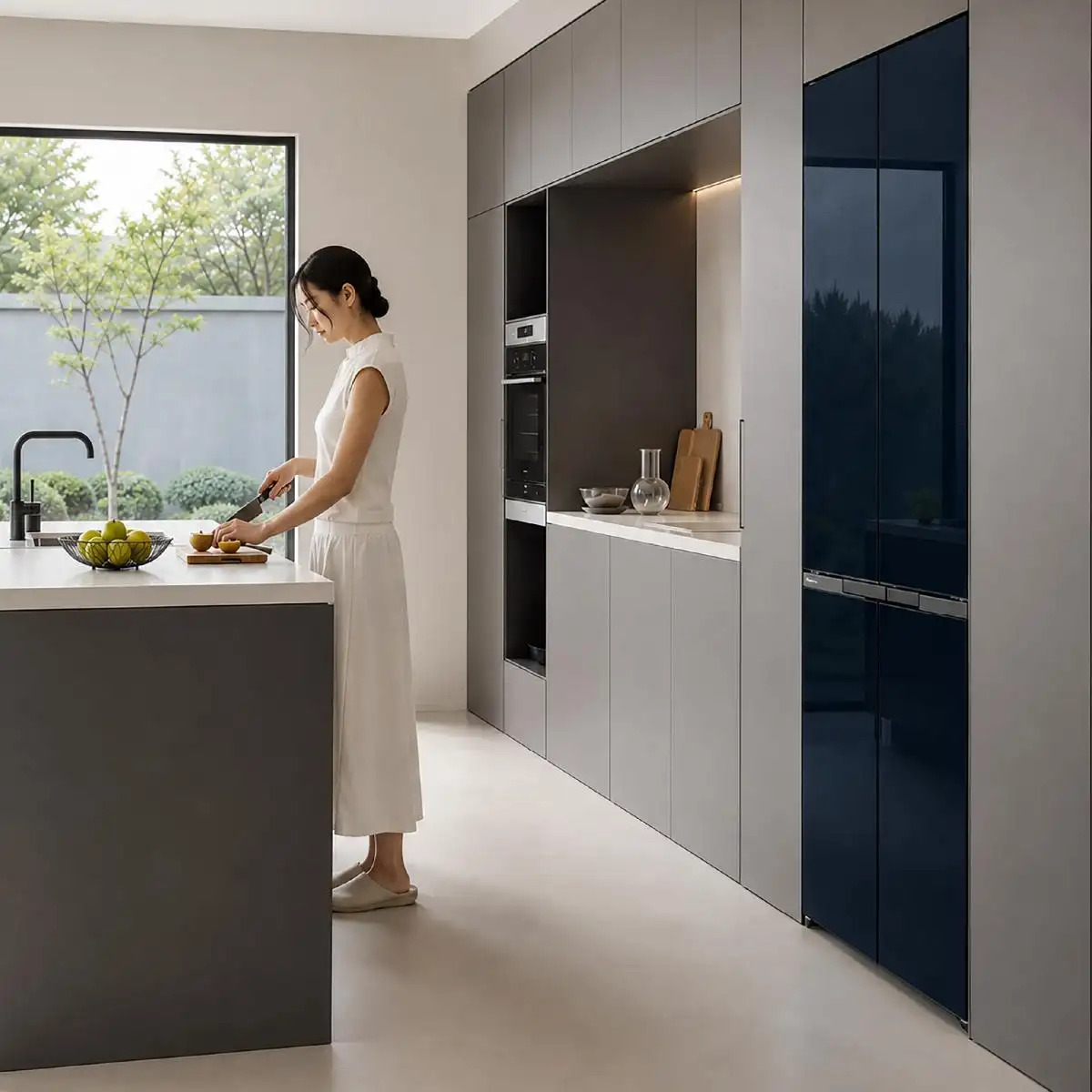 Tủ lạnh Panasonic 4 cửa âm tường 440 Lít NR-XZ520HGKV