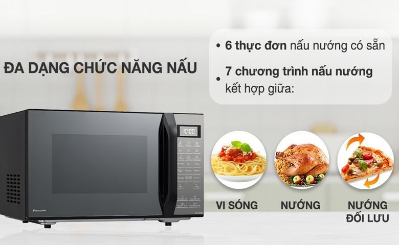 Lò vi sóng có nướng Panasonic 27 lít NN-CT66MBYUE
