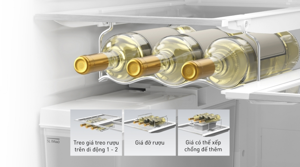 Tủ lạnh Panasonic Inverter 650 lít PRIME+ Edition Multi Door NR-WY720ZMMV