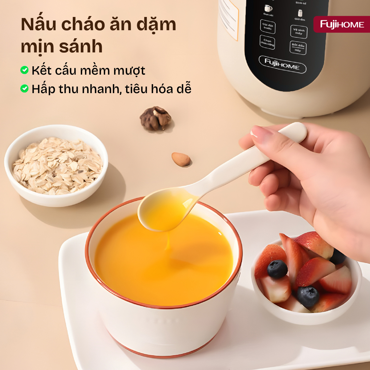 Máy làm sữa hạt đa năng Fujihome SM1636