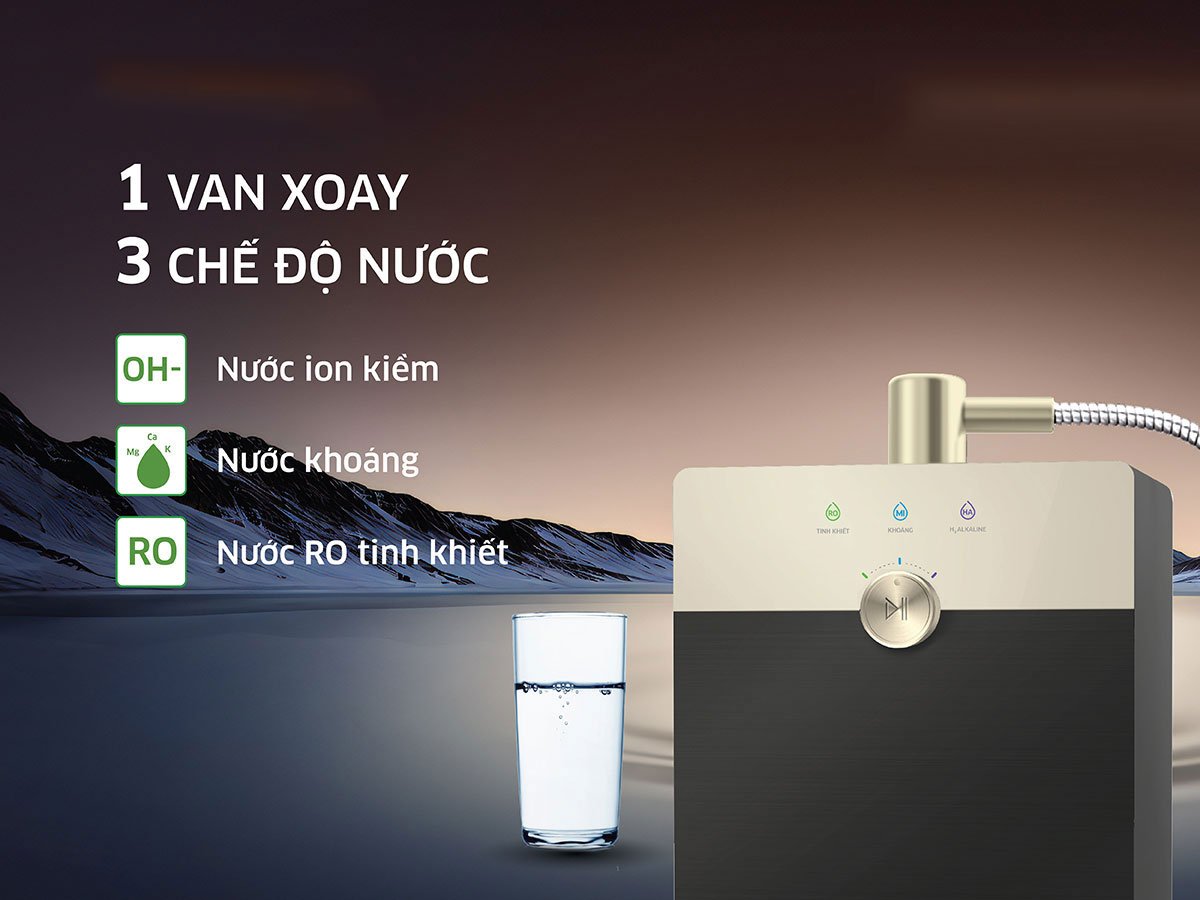 Máy tạo nước Hydrogen ion kiềm Kangaroo Sumire KGRF04E