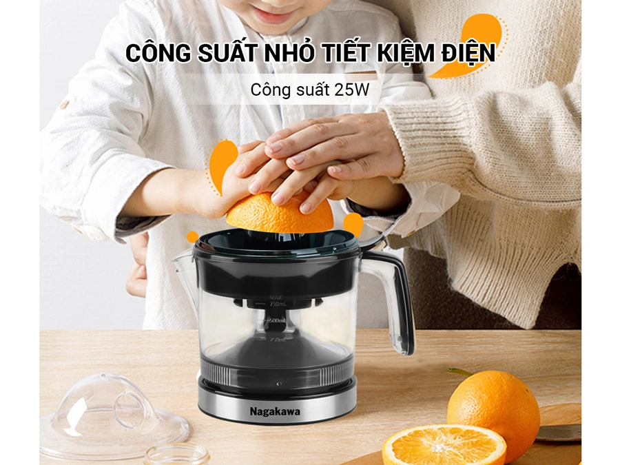 Máy vắt cam điện Nagakawa NAG0814