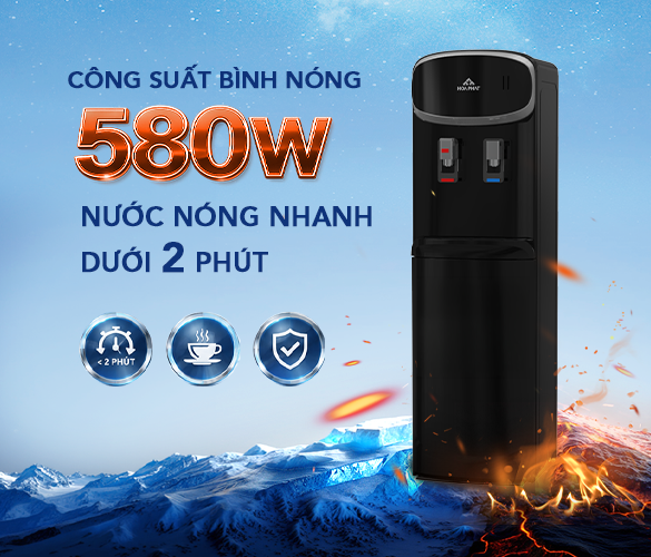 Cây nước nóng lạnh úp bình Hòa Phát HTL238