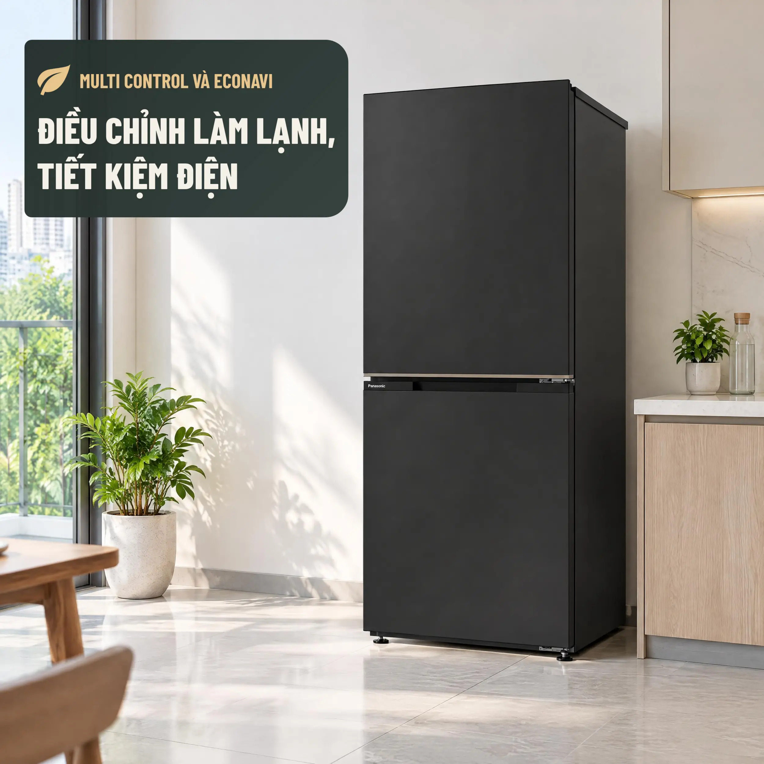 Tủ lạnh Panasonic Inverter 299 lít NR-BV322BWKV