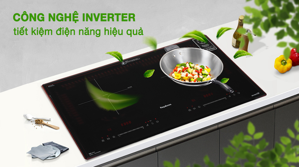 Bếp từ đôi lắp âm Nagakawa NK2C08MS