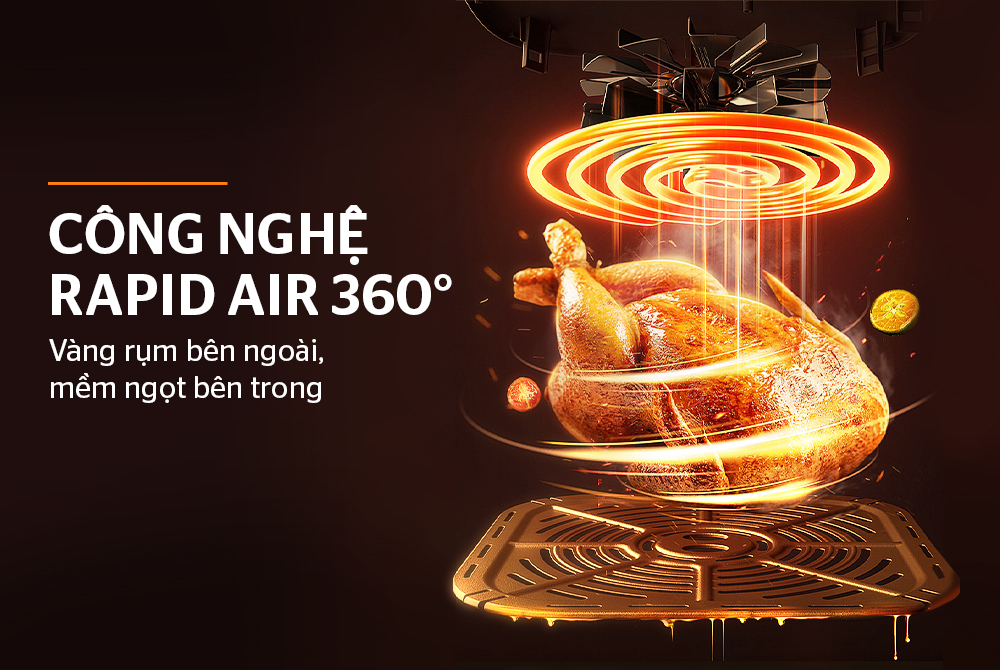 Nồi chiên không dầu 10L Sunhouse SHD4039