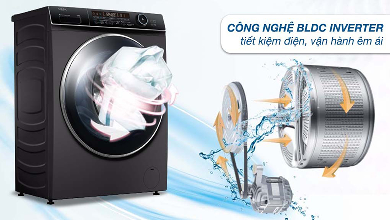 Máy giặt Aqua Inverter 10 kg AW10-BP4959U1K(B)