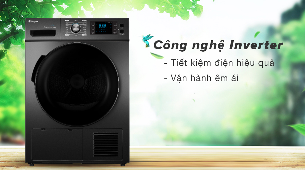 Máy sấy quần áo ngưng tụ Casper 8 kg TD80CGB
