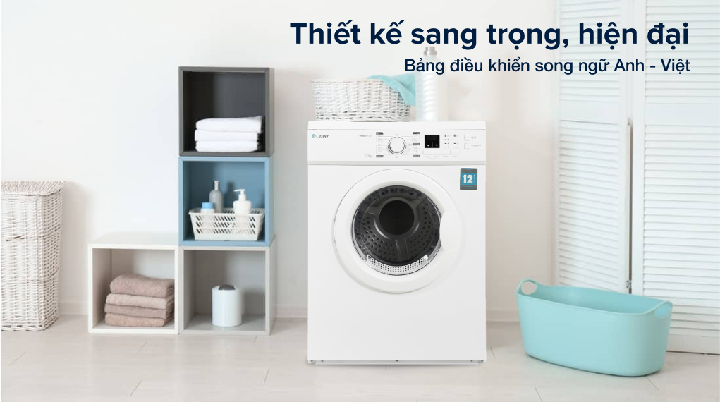 Máy sấy quần áo thông hơi Casper 7.2Kg TD72VWD