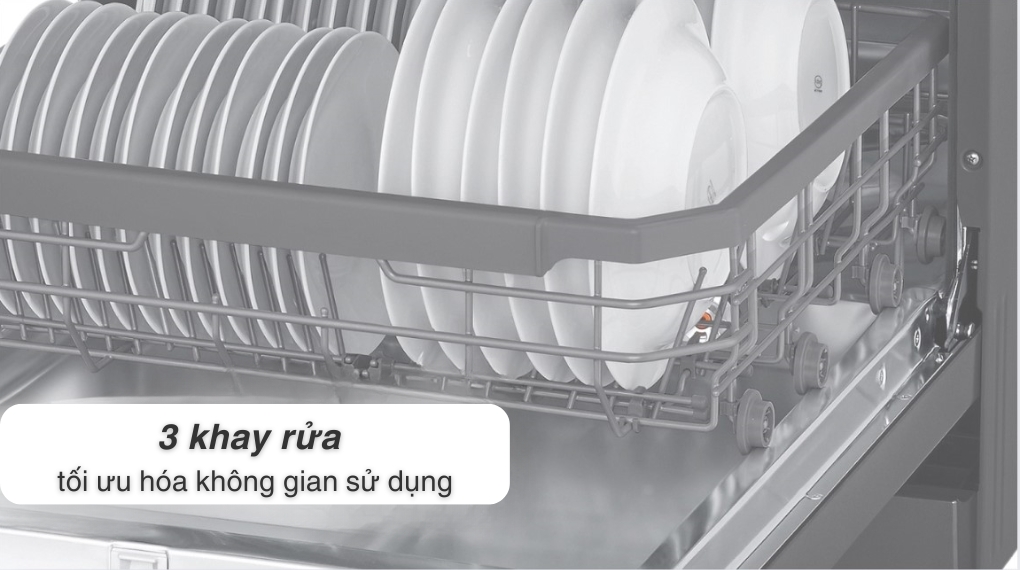 Máy rửa bát độc lập Hitachi HDF-F158CVGB