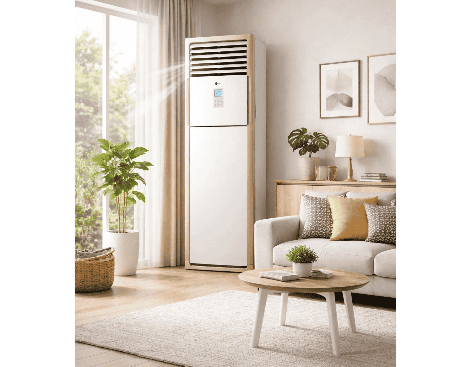 Điều hoà cây Midea 1 chiều 24.000BTU MFPA-24CRN1